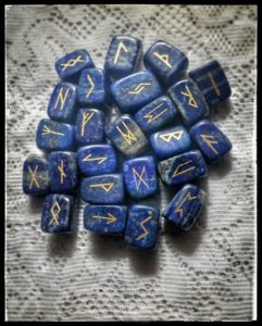 Runes, lapis lazuli runes